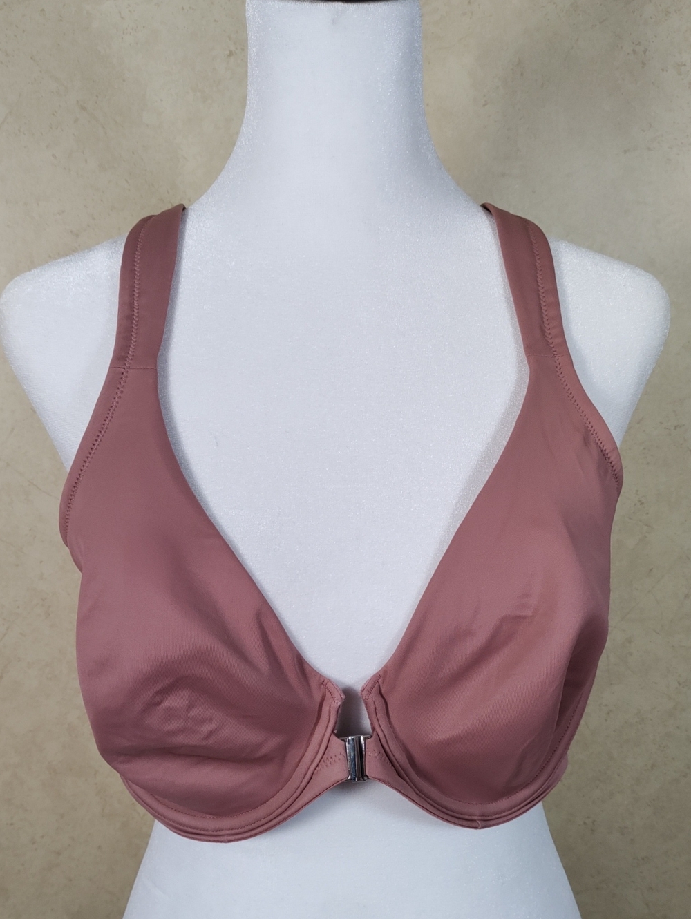 H191 Delimira Mauve Front-Close Underwire Racer back Bra 42B